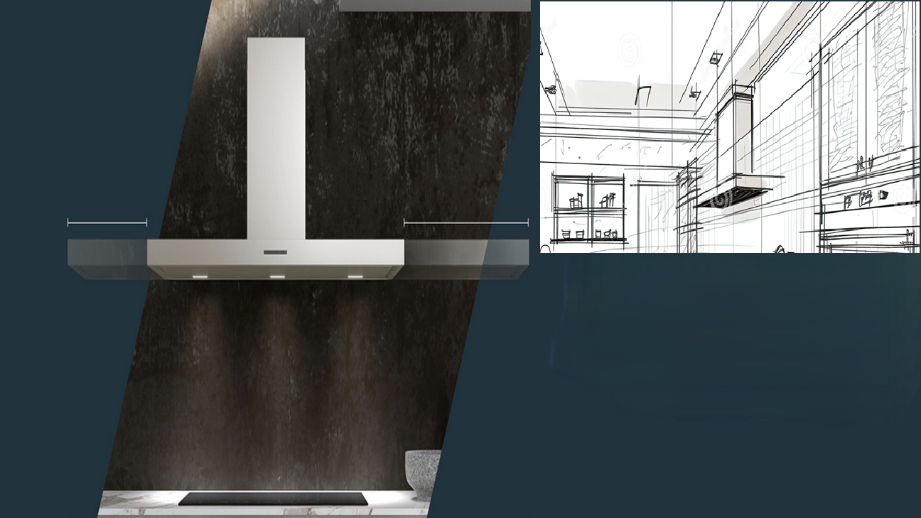 Bespoke kitchen extractor cooker hoods